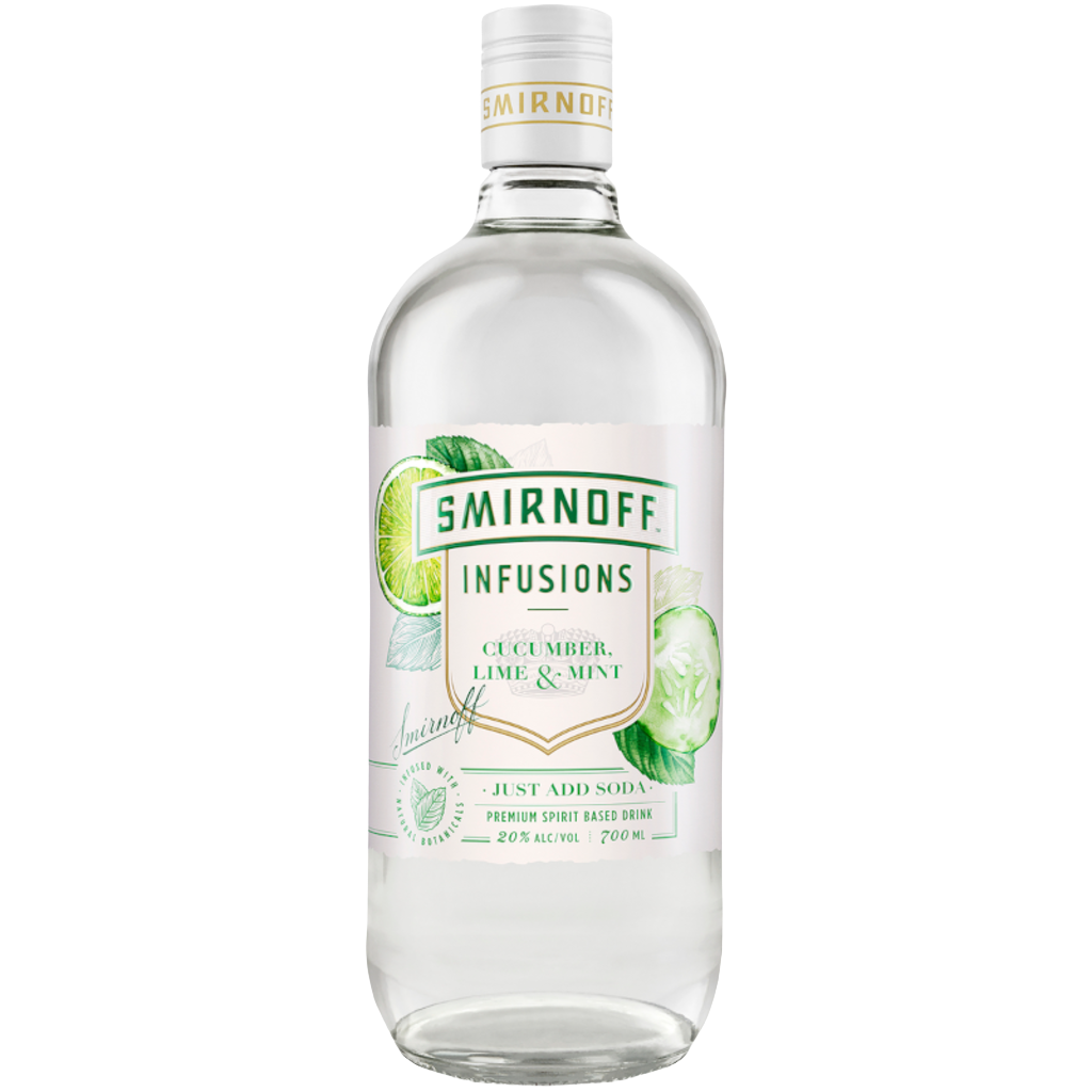 Smirnoff Cucumber Lime & Mint Vodka 700ml