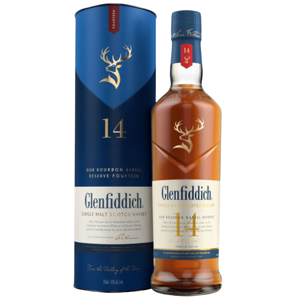 Glenfiddich Bourbon Barrel Single Malt Whisky 14 Y/O 700ml