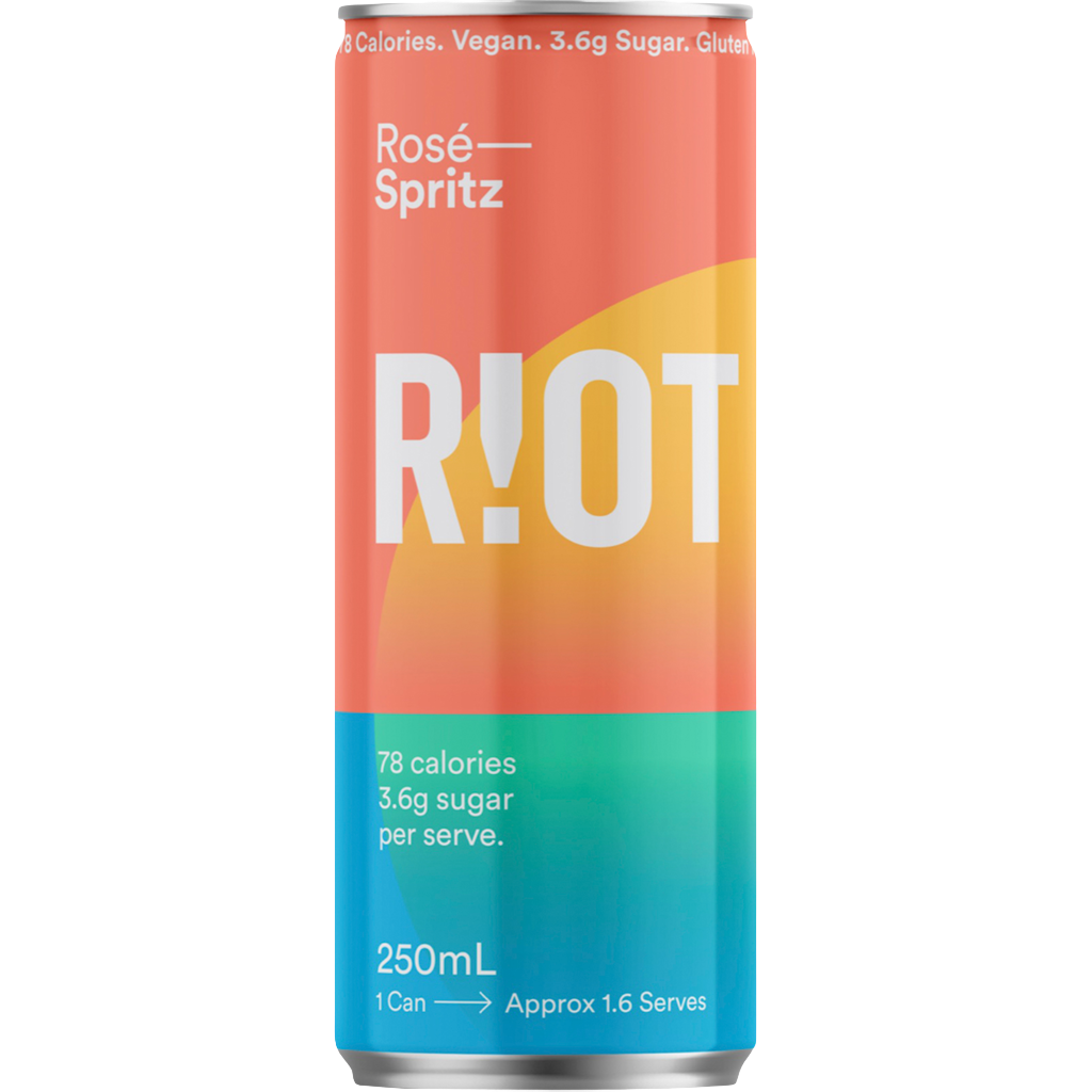 Riot Wine Co Rose Spritz Cans 250ml