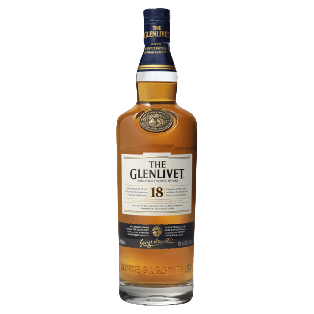 The Glenlivet Single Malt Scotch Whisky 18 Y/O 700ml