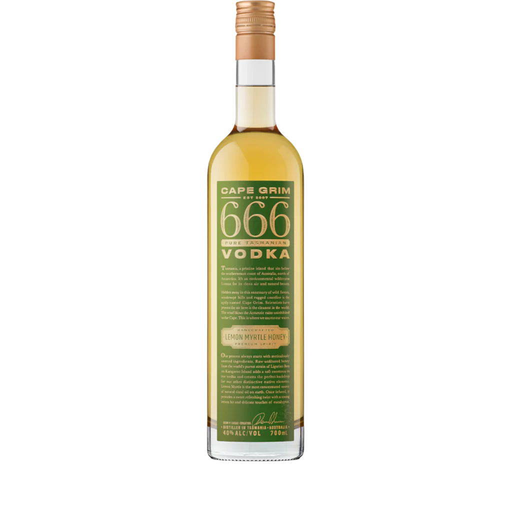 666 Lemon Myrtle Honey Vodka 700mL