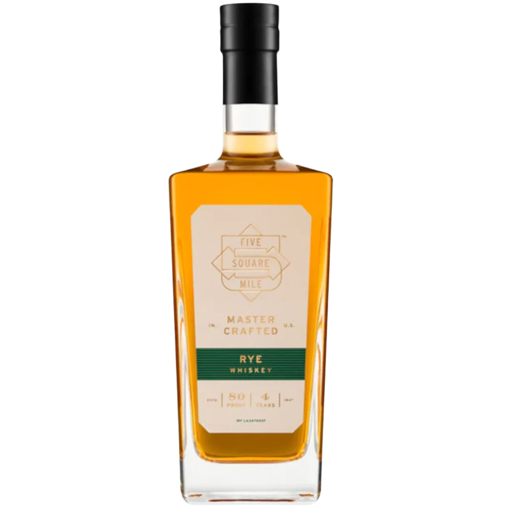 5 Square Mile Rye Whiskey 700mL