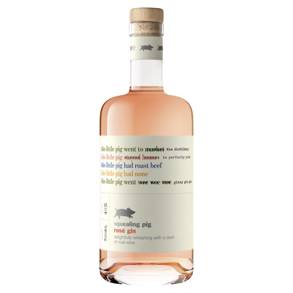 Squealing Pig Pinot Noir Rose Gin NV 700ml