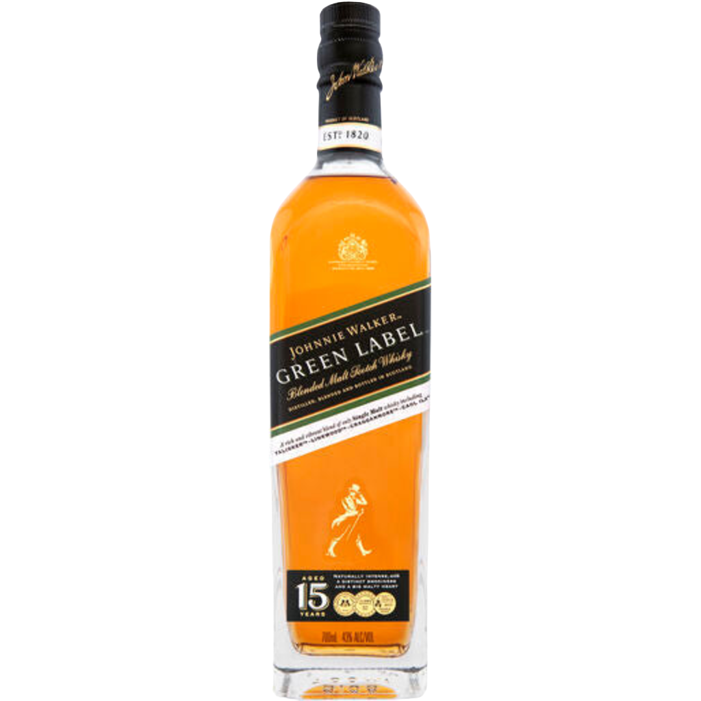 Johnnie Walker Green Label Blended Scotch Whisky 700ml