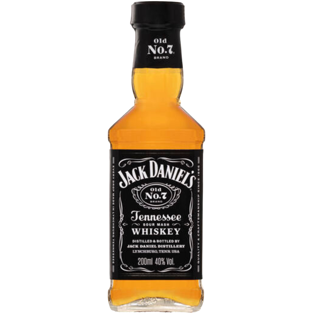 Jack Daniel's Tennessee Sour Mash Whiskey 200ml