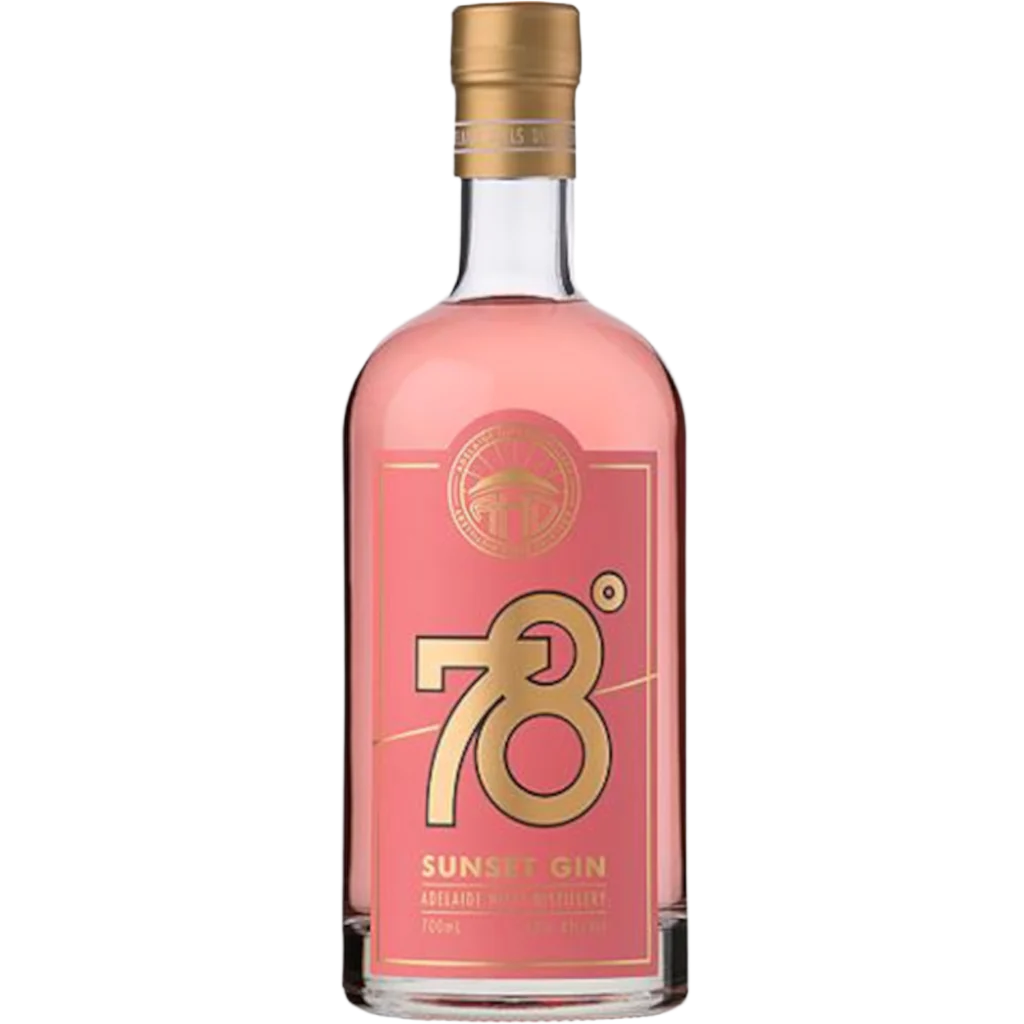 AHD 78 Degrees Sunset Gin 700mL