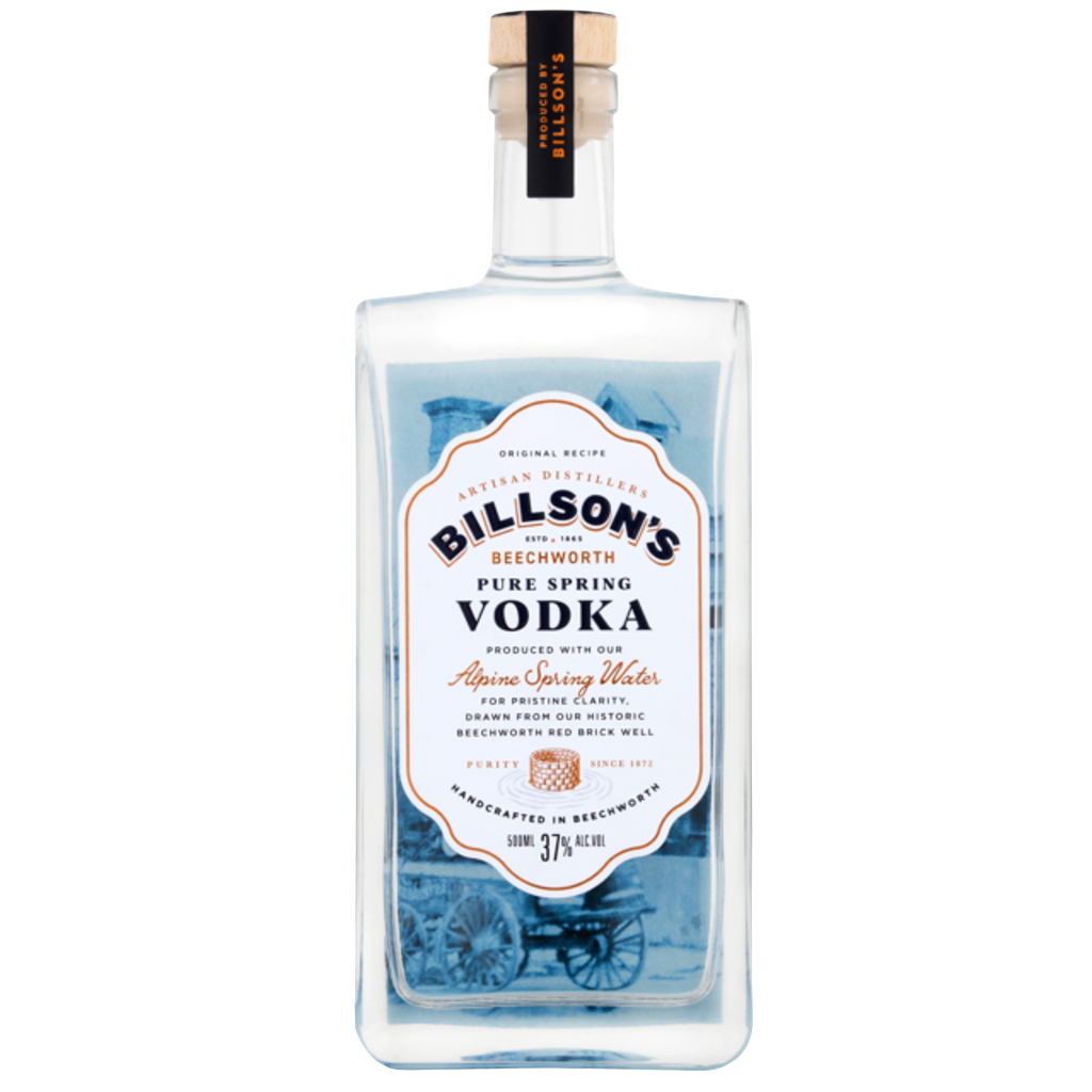 Billson's Pure Spring Vodka 500ml