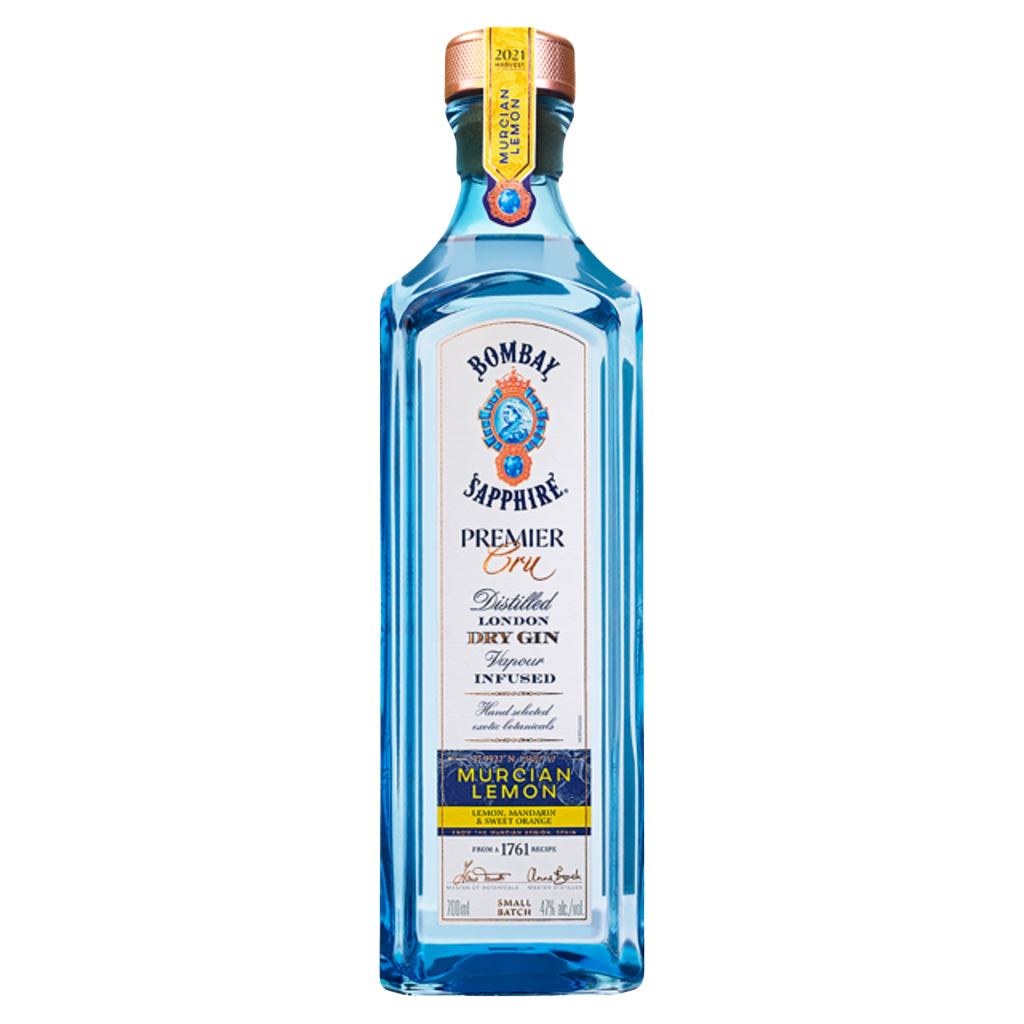 Bombay Premier Cru London Dry Gin Murcian Lemon 700ml