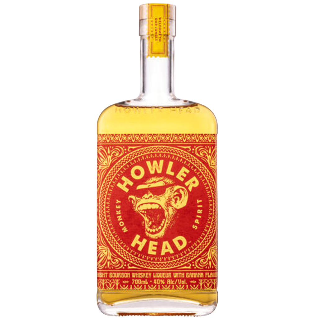 Howler Head Straight Bourbon Whiskey With Banana Flavouring 700ml