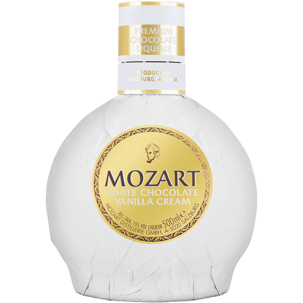 Mozart White Chocolate Vanilla Cream Liqueur 500ml