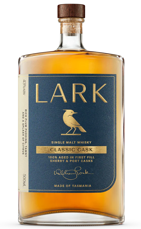 Lark Classic Cask Strength Single Malt Whisky 500mL