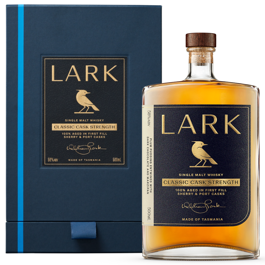 Lark Distillery Classic Cask Strength Single Malt Whisky 500mL