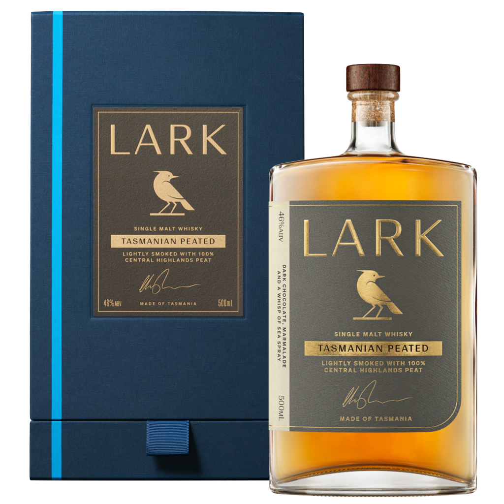 Lark Distillery Tasmanian Peated Single Malt Whisky 500ml