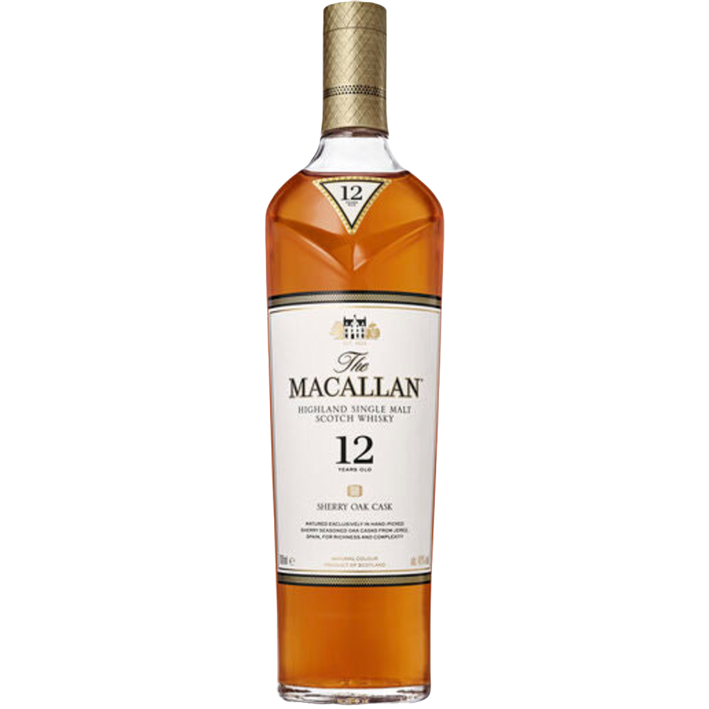 The Macallan Sherry Oak Single Malt Scotch Whisky 12 Y/O 700ml