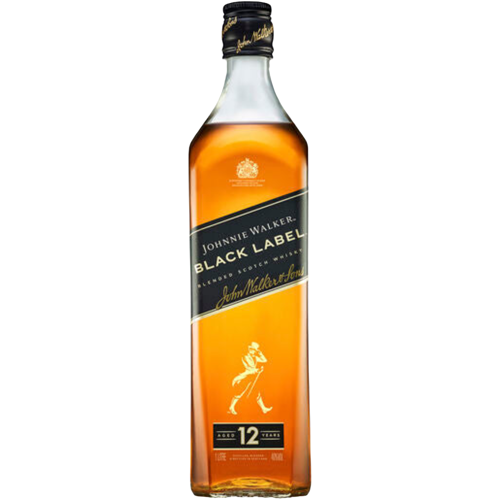 Johnnie Walker Black Label 12 Y/O Scotch Whisky 1l