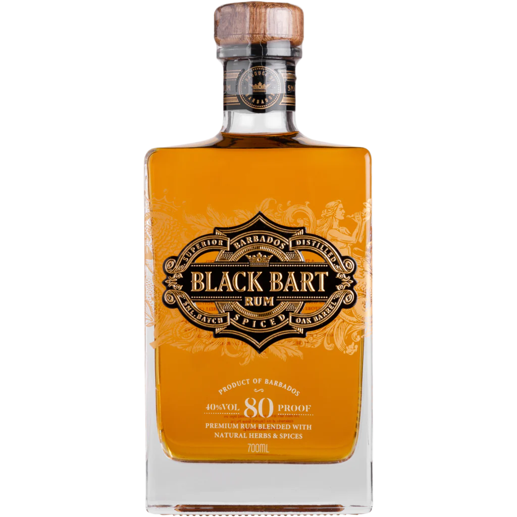 Black Bart Spiced Rum 80 Proof 700mL