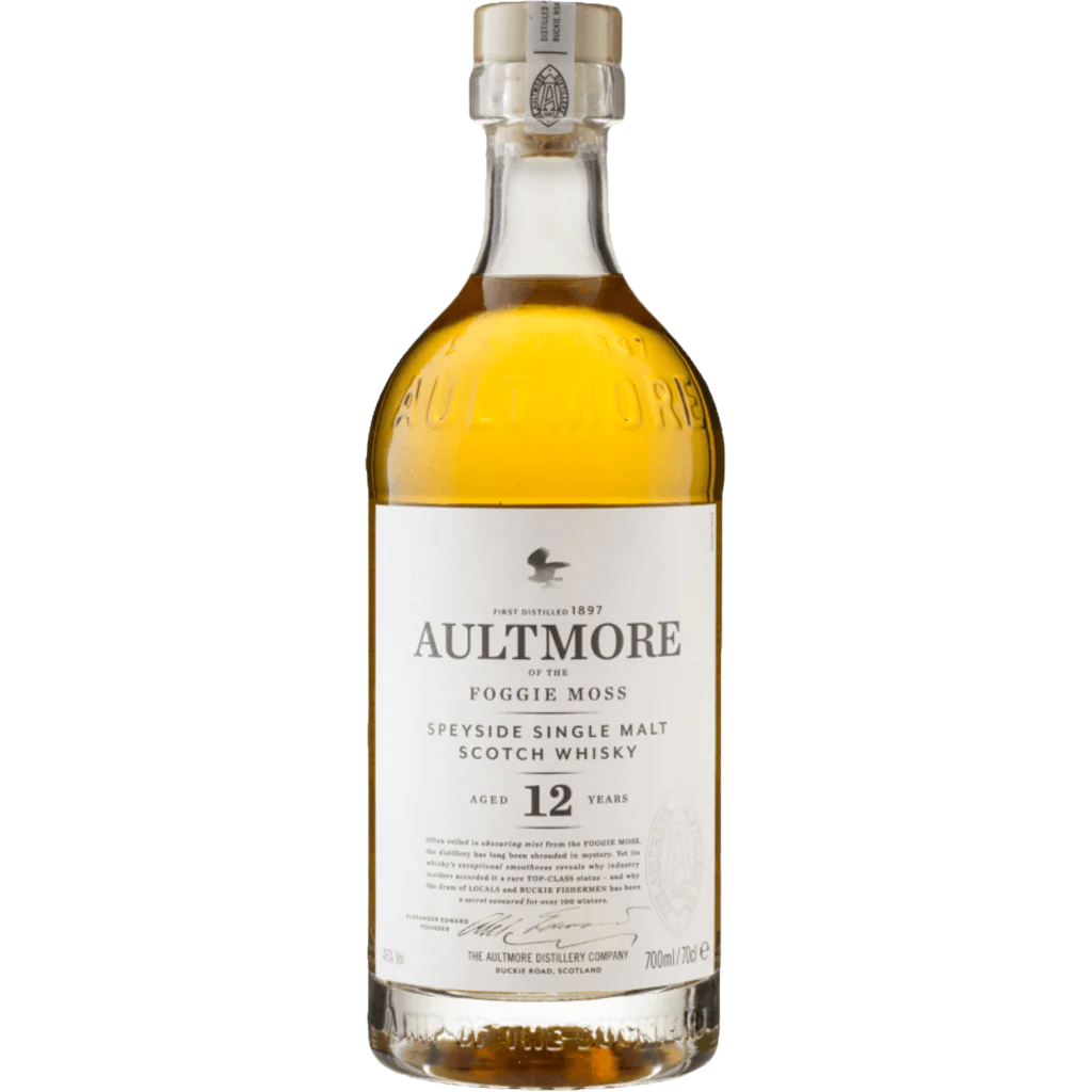 Aultmore Speyside Single Malt Scotch Whisky 12 Y/O 700mL