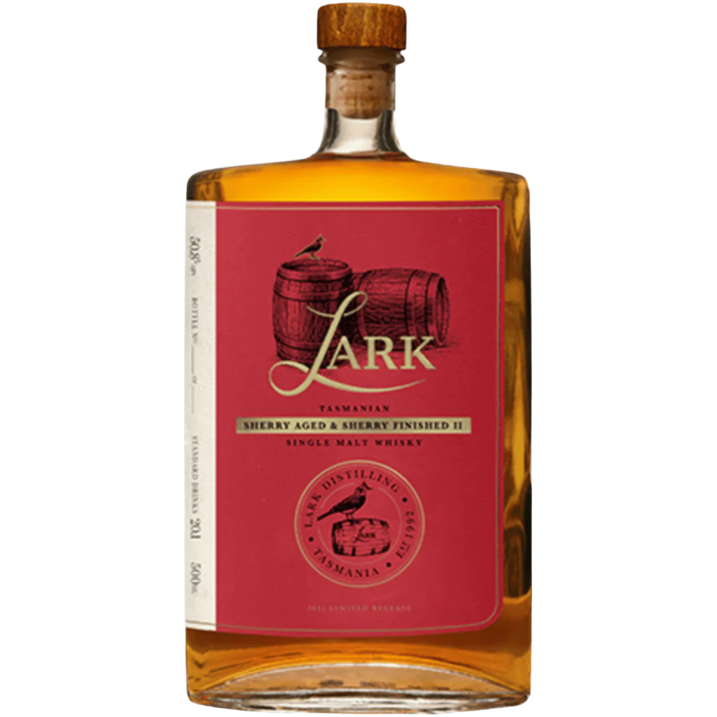 Lark Distillery Sherry Aged & Sherry Finished Single Malt Whisky 500mL