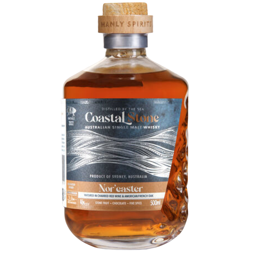 Coastal Stone Nor'easter Australian Single Malt Whisky 500ml