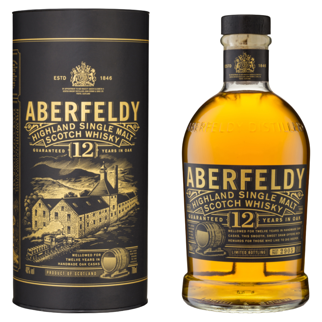 Aberfeldy Highland Single Malt Scotch Whisky 12 Y/O 700ml